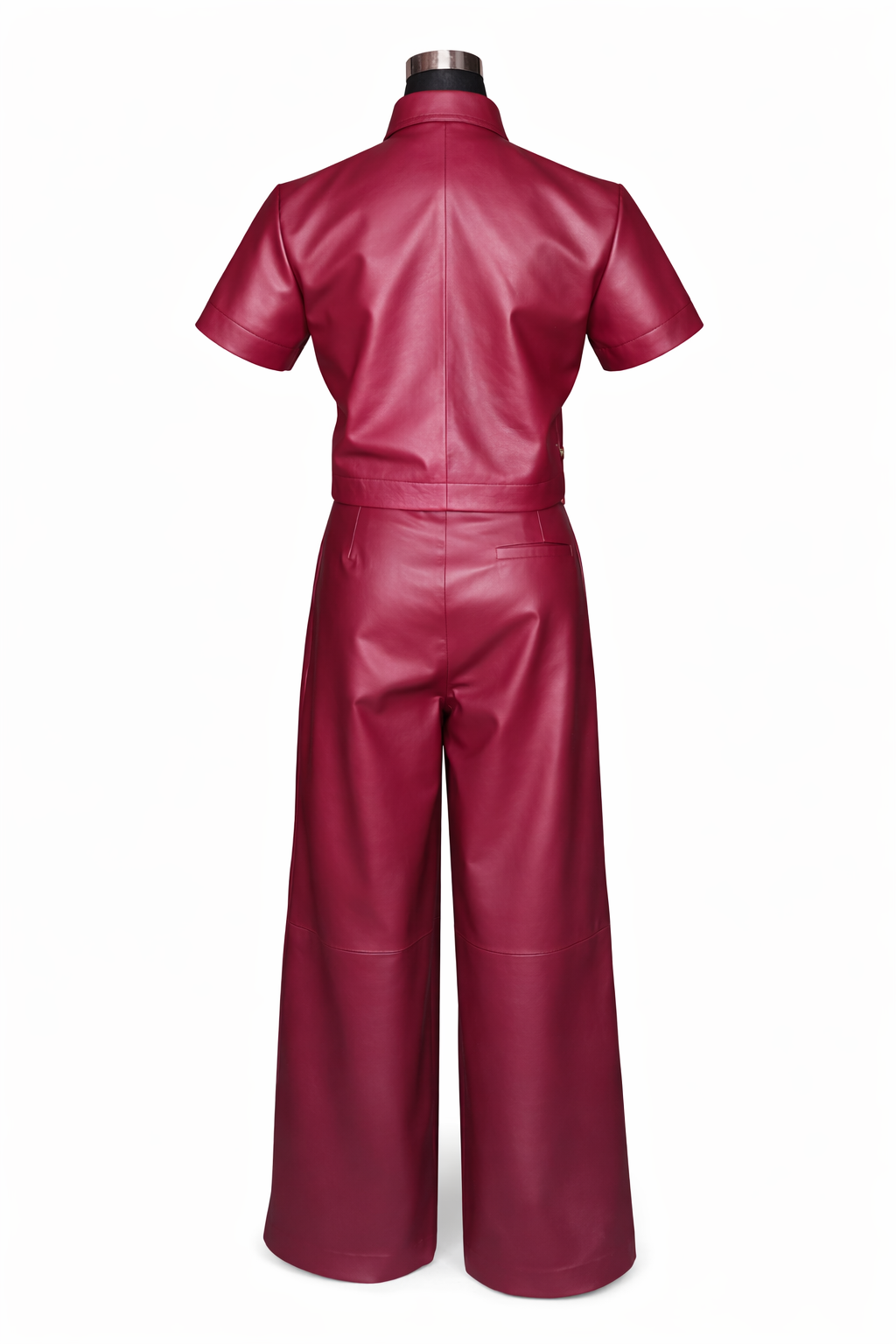 Genuine Lambskin Leather Two-Piece Set