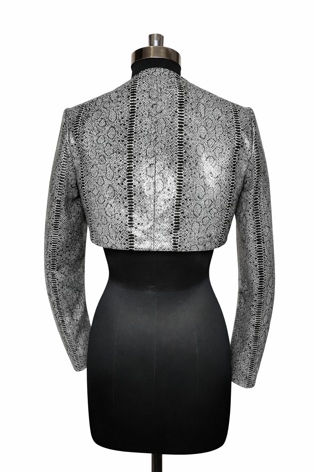 Genuine Lambskin Leather Cropped Bolero Jacket