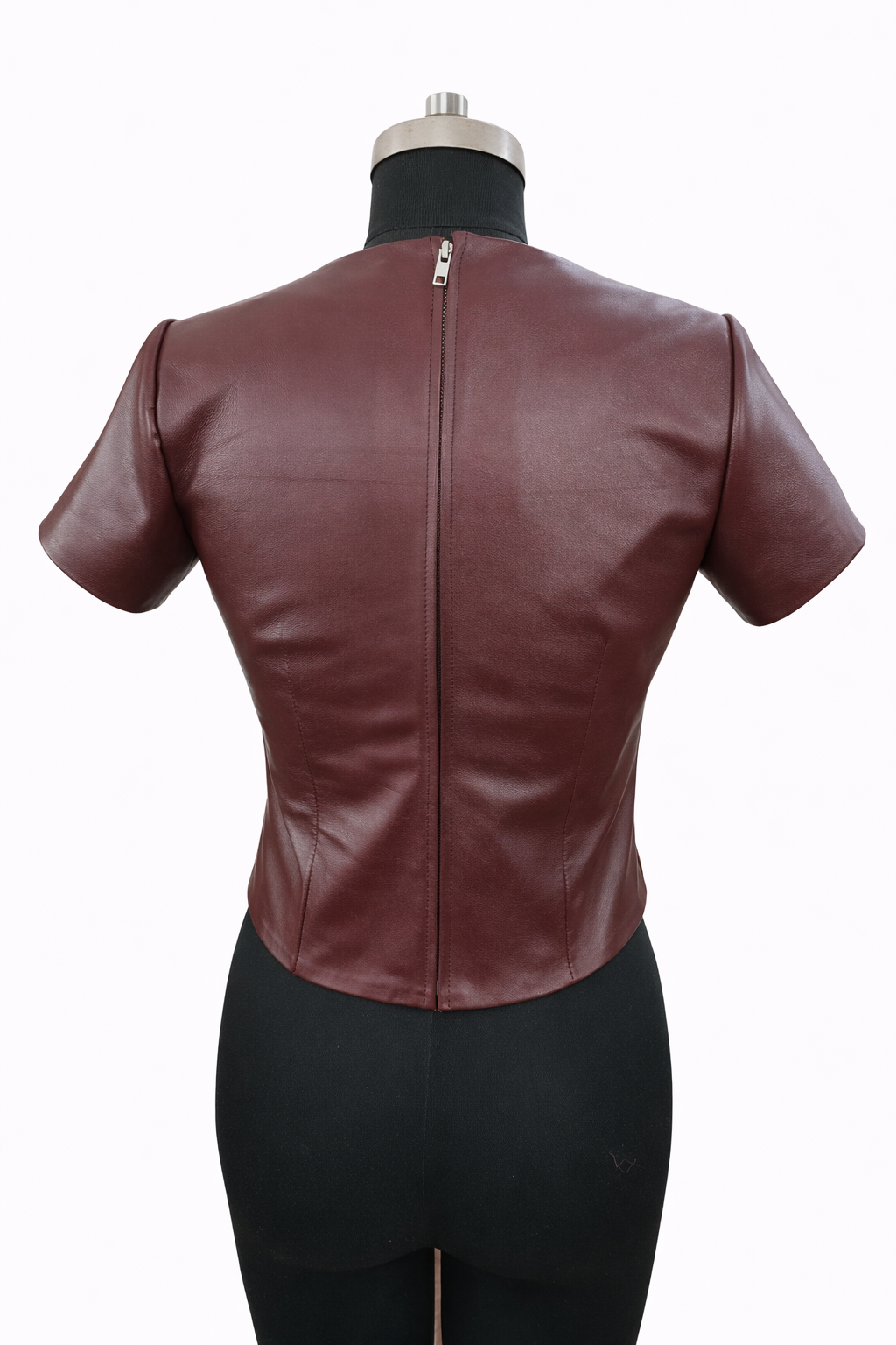 Genuine Lambskin Leather Top