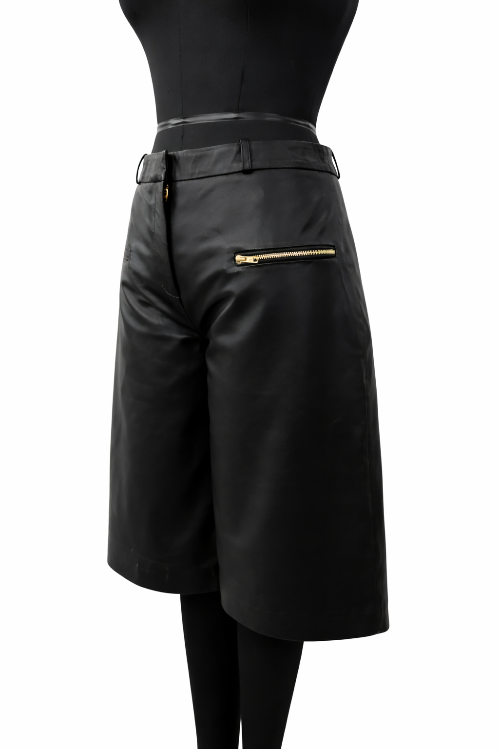 Women Genuine Lambskin Leather Culottes