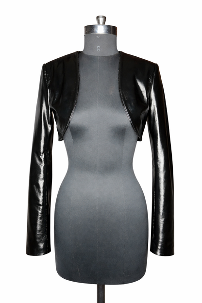 Genuine Lambskin Leather Bolero Jacket