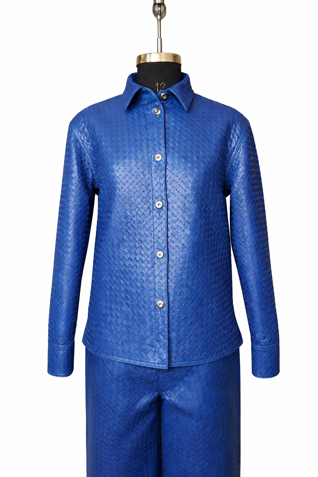 Genuine Lambskin Leather Handwoven Jacket