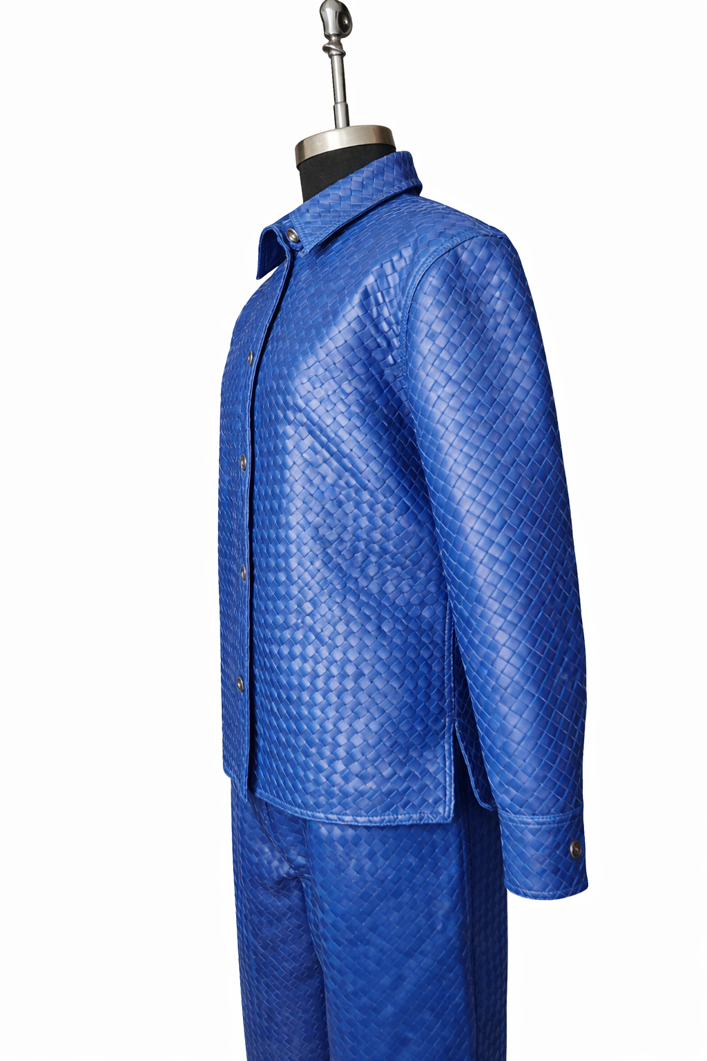 Genuine Lambskin Leather Handwoven Jacket