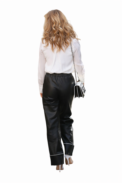 Genuine Lambskin Leather Pants