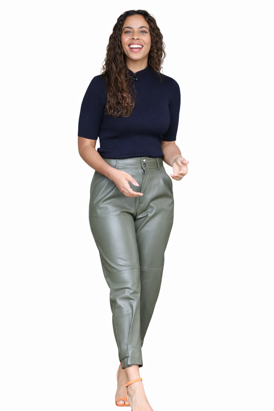 Genuine Lambskin Leather Pants