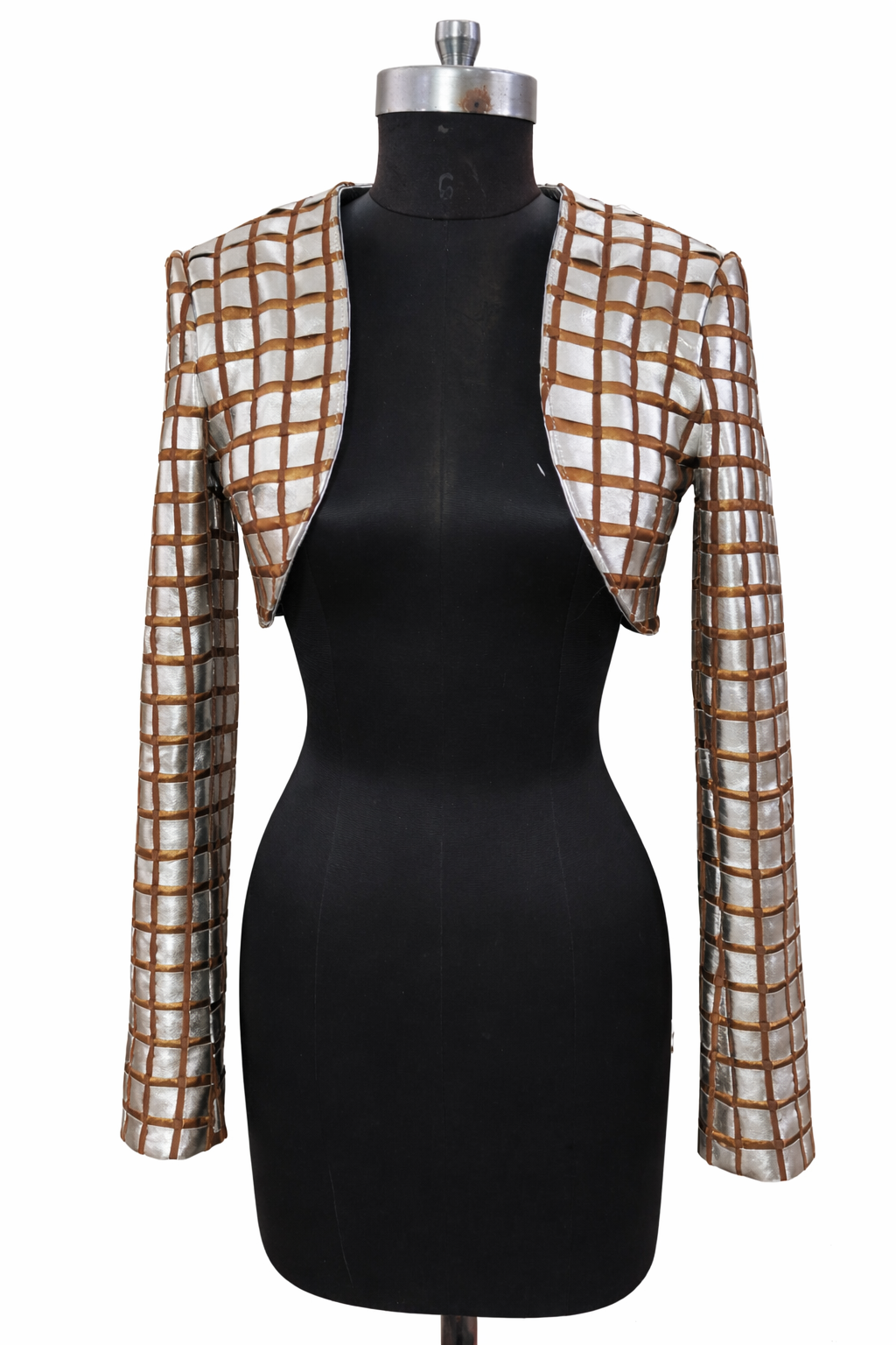 Genuine Lambskin Leather Bolero Jacket