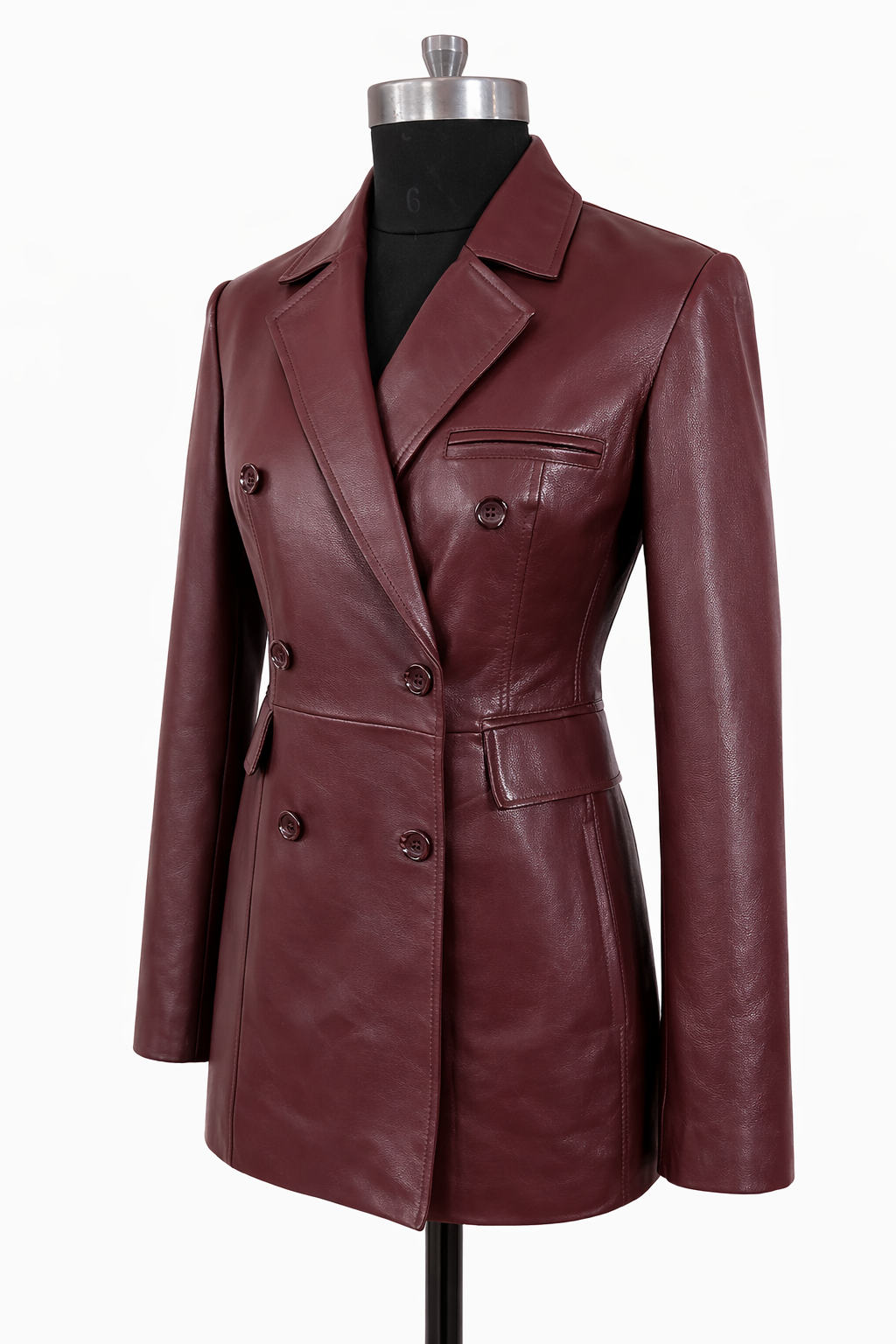 Genuine Lambskin Leather Blazer