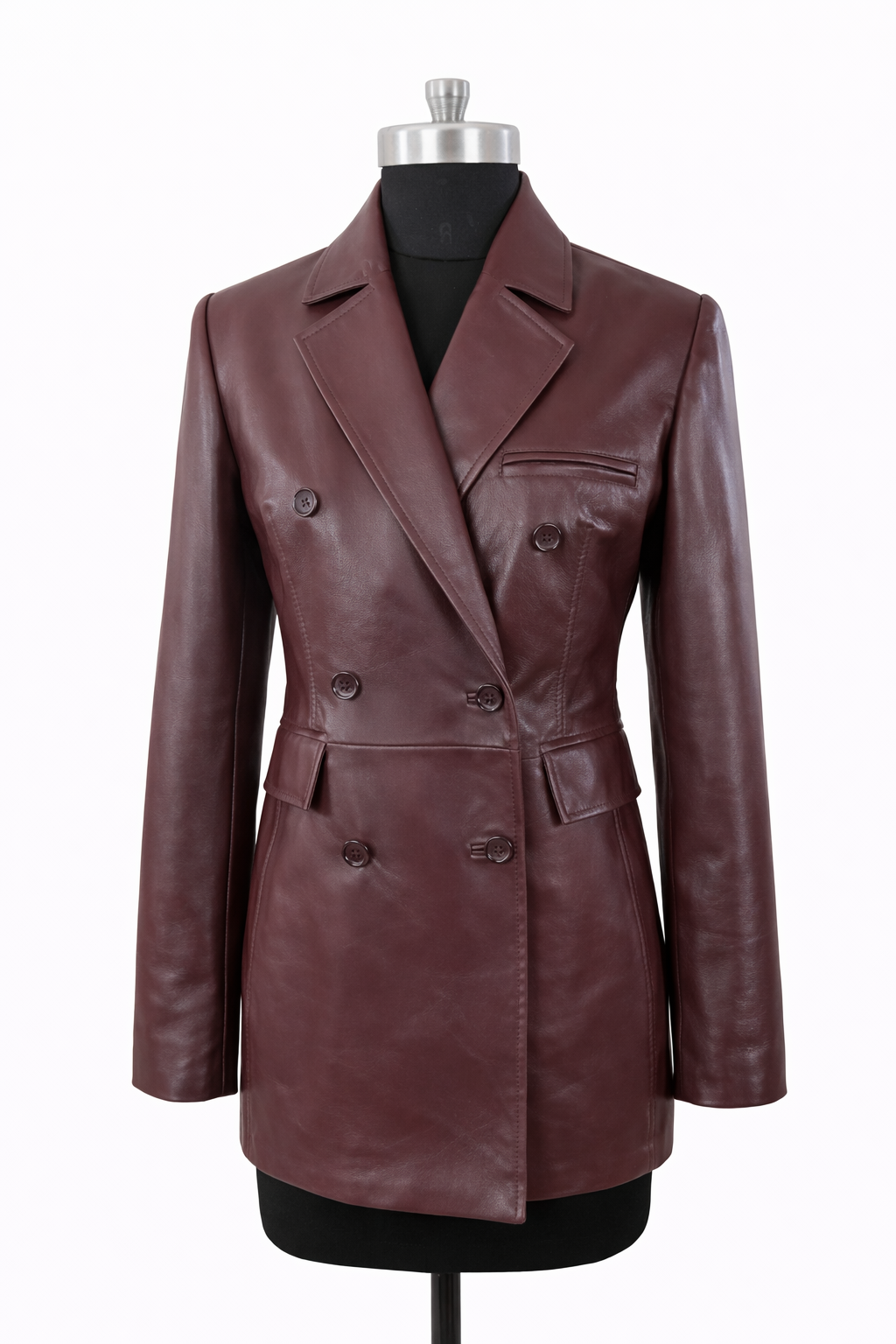 Genuine Lambskin Leather Blazer