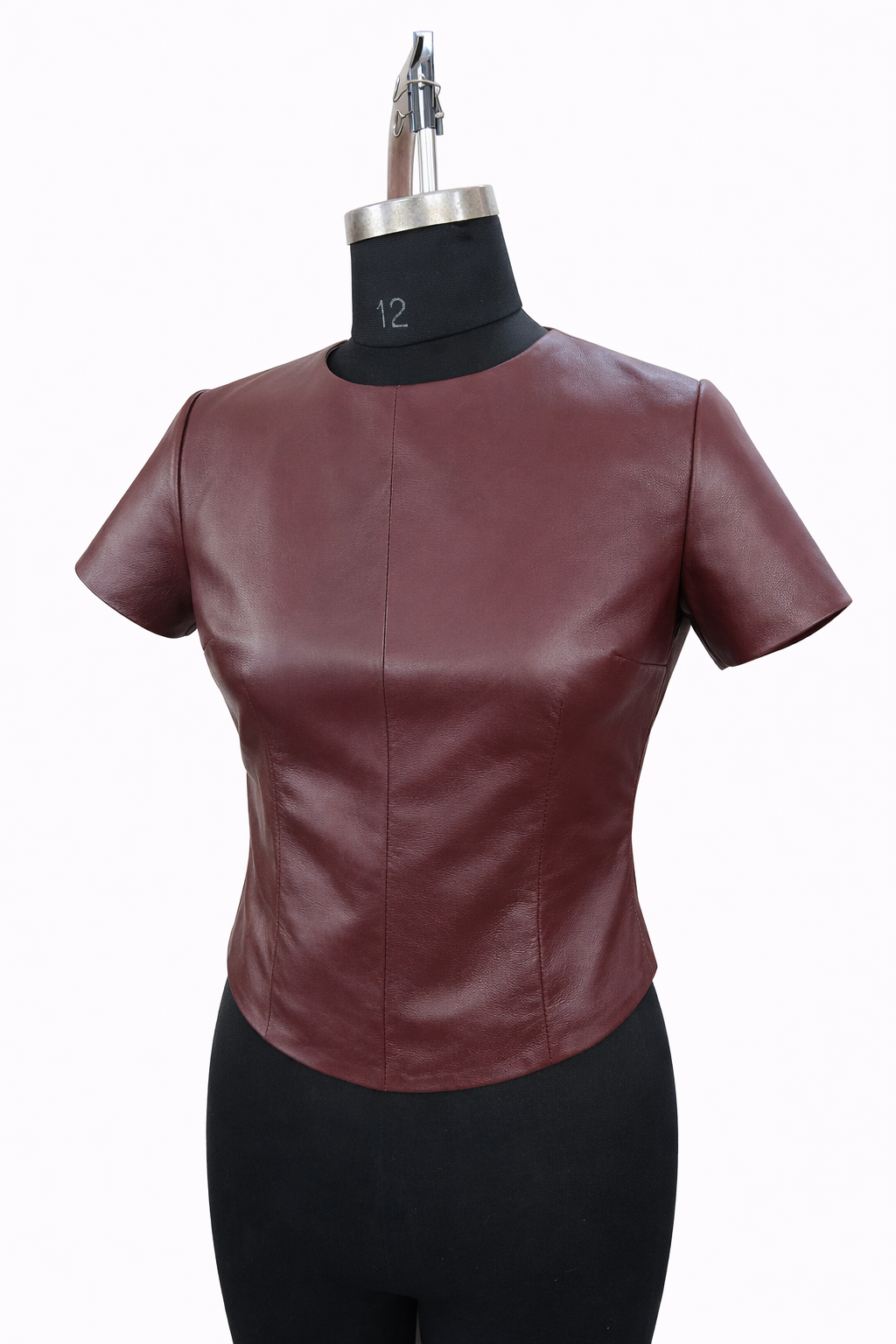 Genuine Lambskin Leather Top
