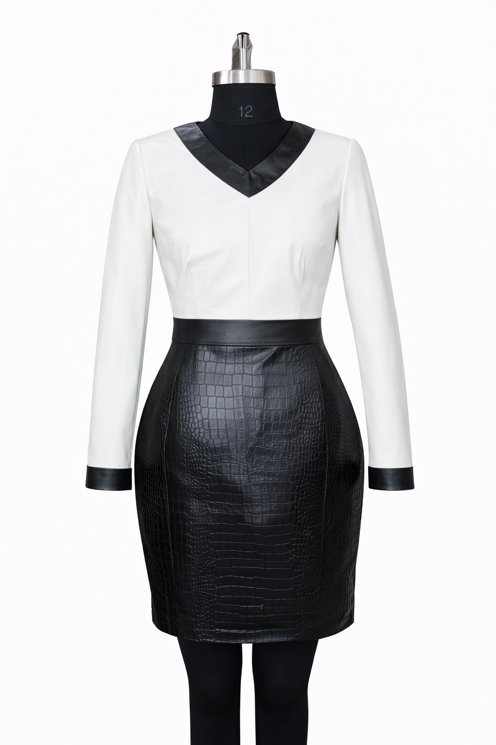 Genuine Lambskin Leather Dress