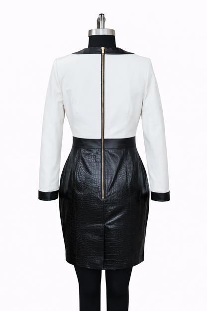 Genuine Lambskin Leather Dress