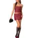Genuine Lambskin Leather Two Piece Set