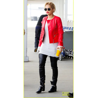 Genuine Lambskin Lambskin Lambskin Leather Jacket