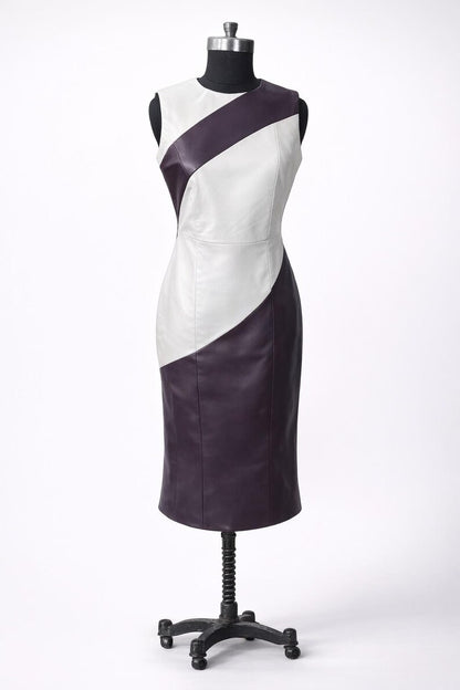 Genuine Lambskin Leather Dress